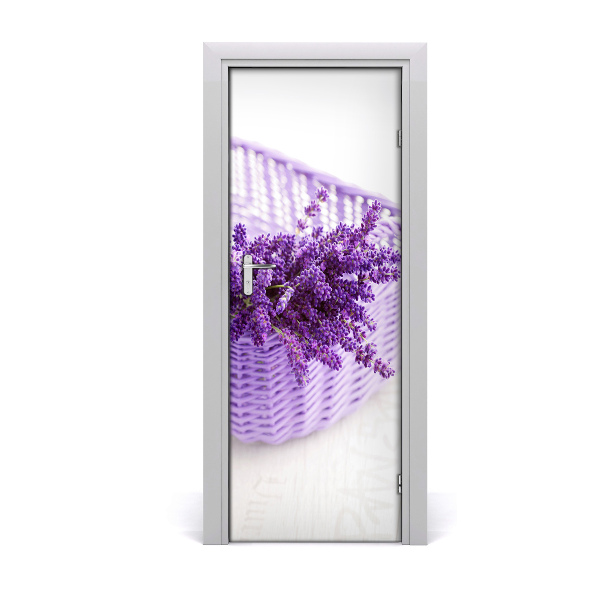 Fototapeta samolepící Levandule v koši