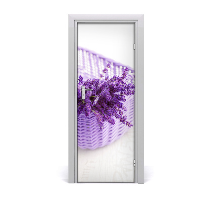Fototapeta samolepící Levandule v koši