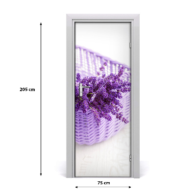 Fototapeta samolepící Levandule v koši