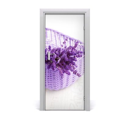 Fototapeta samolepící Levandule v koši