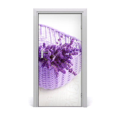 Fototapeta samolepící Levandule v koši