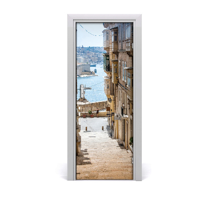 Fototapeta samolepící dveře Malta uličky
