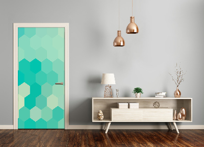 Fototapeta na dveře geometrické pozadí