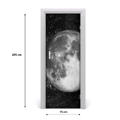 Fototapeta samolepící na dveře měsíc