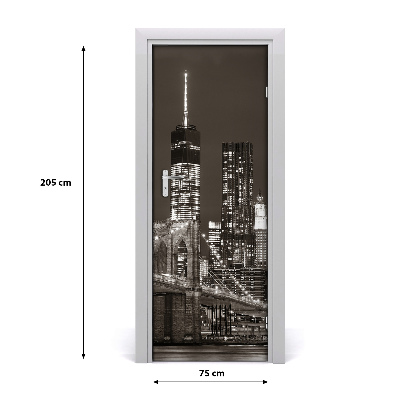 Fototapeta samolepící dveře Manhattan New York