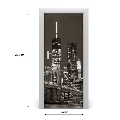 Fototapeta samolepící dveře Manhattan New York