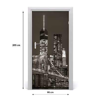 Fototapeta samolepící dveře Manhattan New York