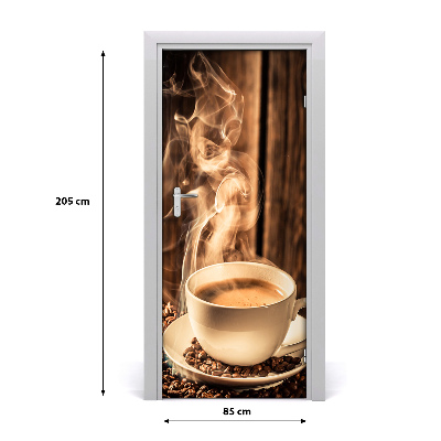 Fototapeta na dveře samolepící aromatická káva