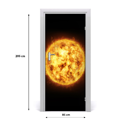 Fototapeta samolepící na dveře slunce