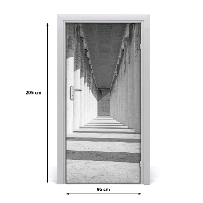 Fototapeta samolepící na dveře chodba