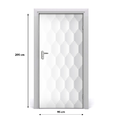 Fototapeta na dveře geometrické pozadí