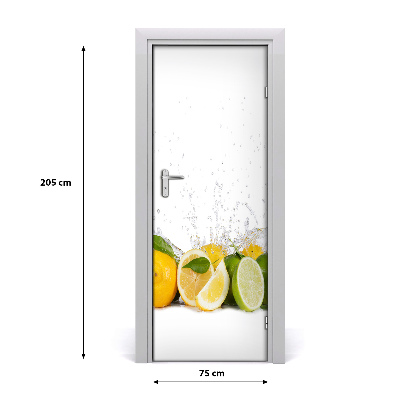 Fototapeta na dveře do domu samolepící citrusy