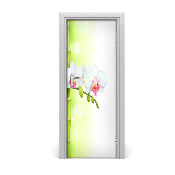 Fototapeta samolepící Orchidej a bambus