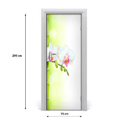 Fototapeta samolepící Orchidej a bambus