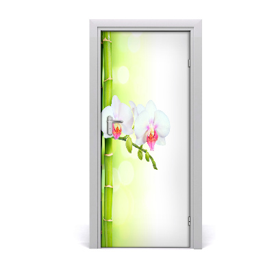 Fototapeta samolepící Orchidej a bambus