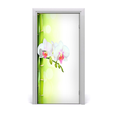Fototapeta samolepící Orchidej a bambus