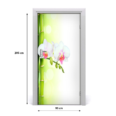 Fototapeta samolepící Orchidej a bambus
