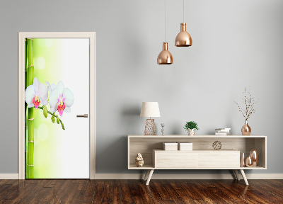 Fototapeta samolepící Orchidej a bambus