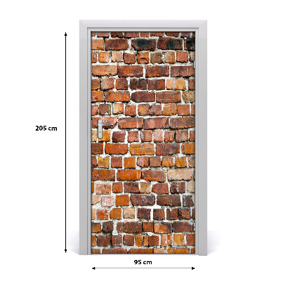 Fototapeta na dveře cihlová stěna
