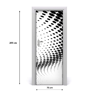 Samolepící fototapeta na dveře geometrické pozadí