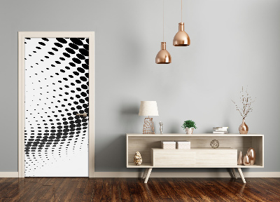 Samolepící fototapeta na dveře geometrické pozadí