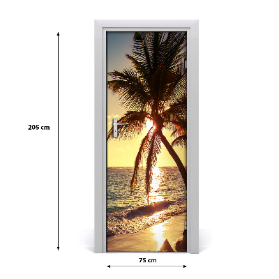 Fototapeta na dveře tropická pláž