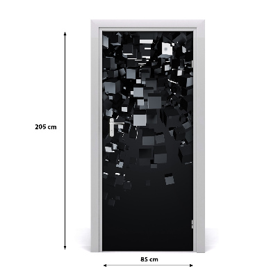 Samolepící fototapeta na dveře Abstrakce 3D