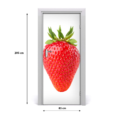 Fototapeta na dveře samolepící jahoda