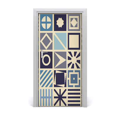 Fototapeta na dveře geometrické pozadí