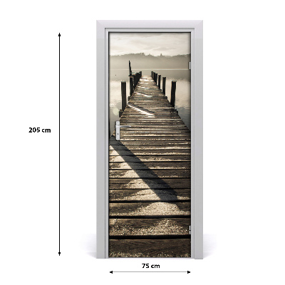 Fototapeta na dveře dřevěné molo