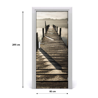 Fototapeta na dveře dřevěné molo