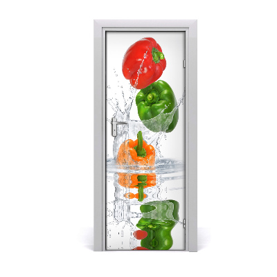 Fototapeta na dveře do domu samolepící paprika