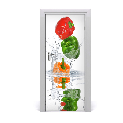 Fototapeta na dveře do domu samolepící paprika
