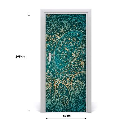 Fototapeta na dveře ornamenty