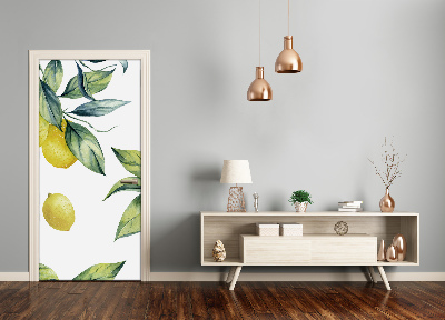 Fototapeta na dveře do domu samolepící citrony