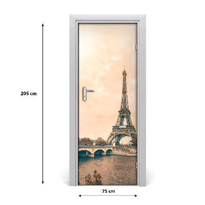 Fototapeta samolepící na dveře Eiffelova věž
