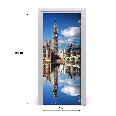 Fototapeta samolepící na dveře Big Ben Londýn