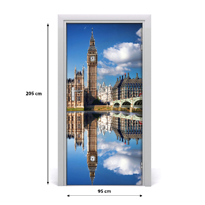 Fototapeta samolepící na dveře Big Ben Londýn
