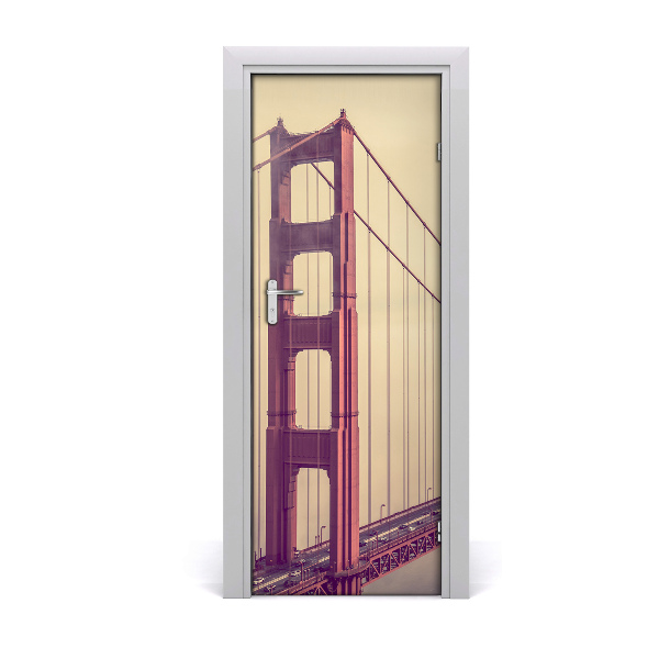 Fototapeta samolepící dveře Most San Francisco