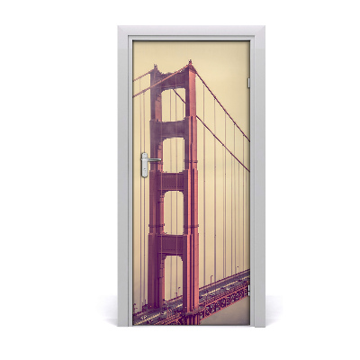 Fototapeta samolepící dveře Most San Francisco