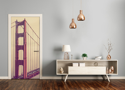 Fototapeta samolepící dveře Most San Francisco