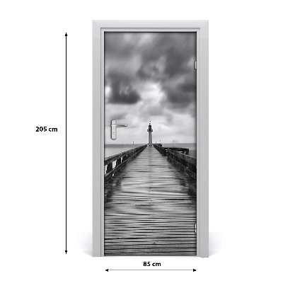 Fototapeta samolepící na dveře mořský maják