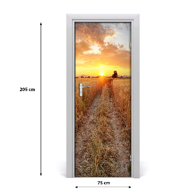 Fototapeta na dveře obilí pole