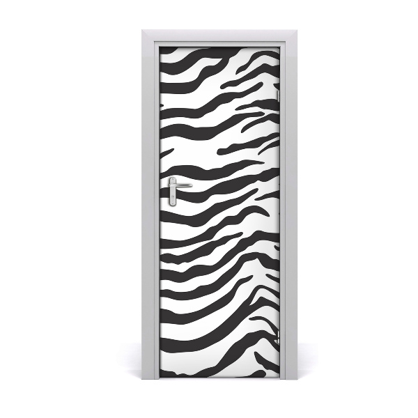 Fototapeta na dveře zebra pozadí