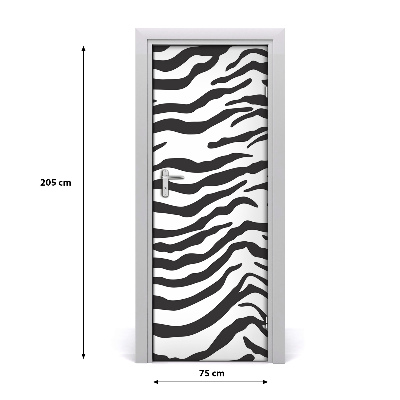 Fototapeta na dveře zebra pozadí