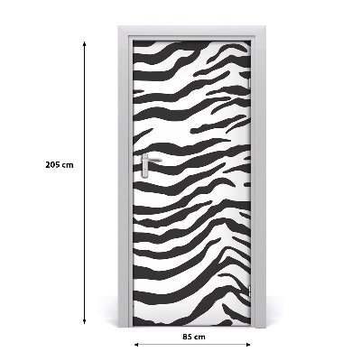 Fototapeta na dveře zebra pozadí