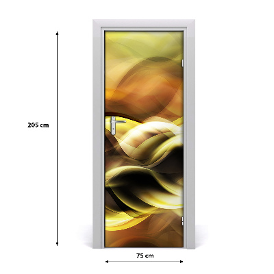 Samolepící fototapeta na dveře Žluté světlo