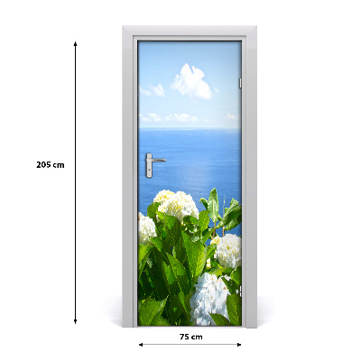 Fototapeta na dveře Hortensje moře