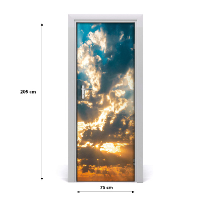 Fototapeta na dveře mraky na nebi