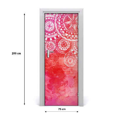 Samolepící fototapeta na dveře Ornamenty